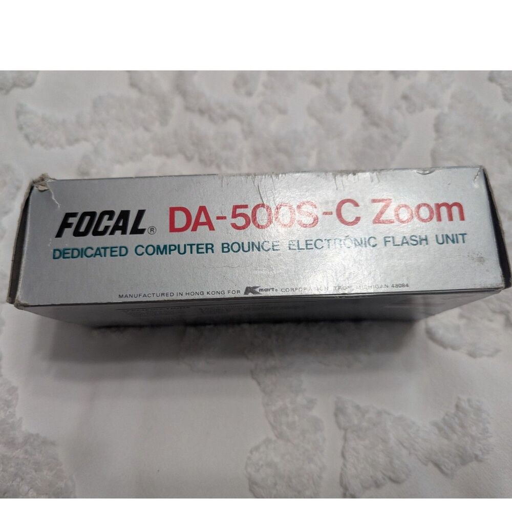 📸 Focal DA-500S-C Vintage Camera Flash Hot Shoe Unit w/ Box – Untested - Picture 4 of 14